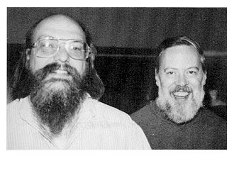 Ken Thompson (L) And Dennis Ritchie (R)